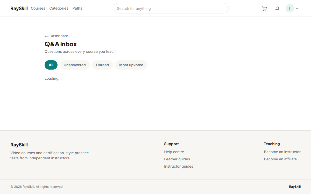 Answer questions and post updates — the screen described in this guide
